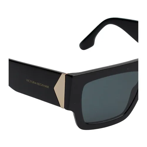 Geometric Rectangular Acetate Sunglasses - Victoria Beckham - Modalova