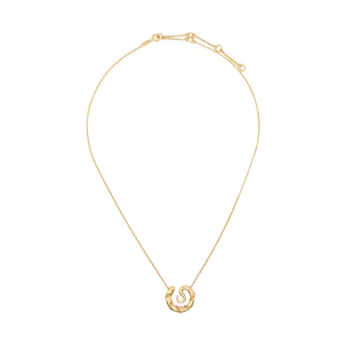 Colgante Espiral Cadena Dorada Collar - Panconesi - Modalova