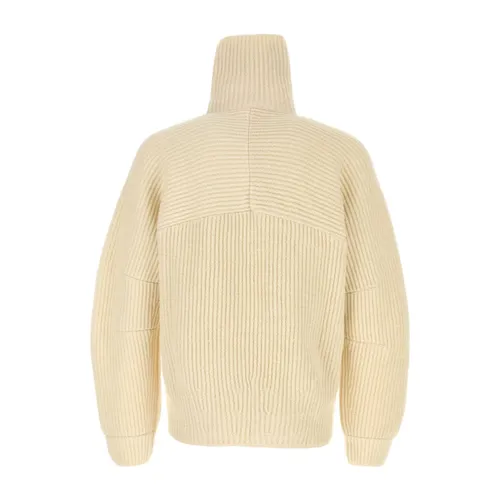 Ivory Wool Sweater - Mordecai - Modalova