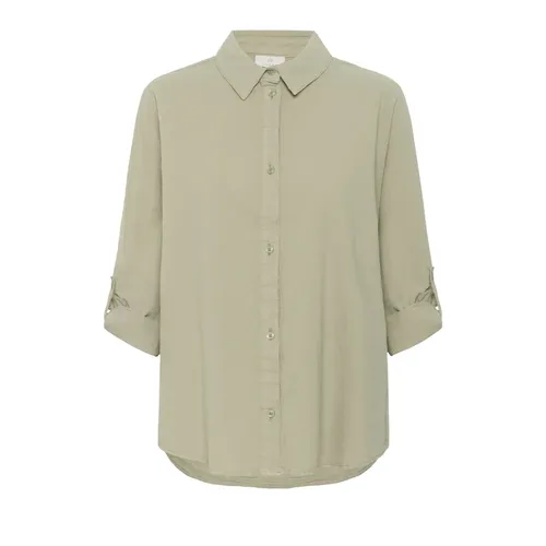 Blusa Semplice Seagrass - Kaffe - Modalova