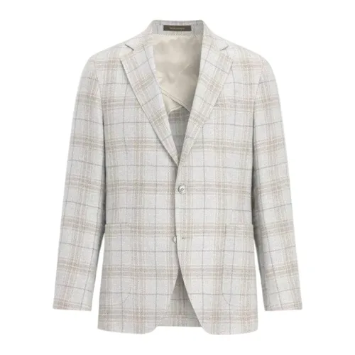 Tartan Soft Blazer Ferry Model - Oscar Jacobson - Modalova