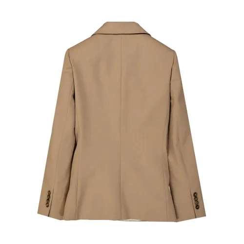 Wool Double-Breasted Jacket with Button Cuffs - Brunello Cucinelli - Modalova
