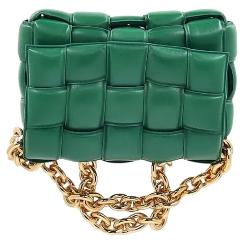Pre-owned Leather Shoulder Bag - Bottega Veneta Vintage - Modalova