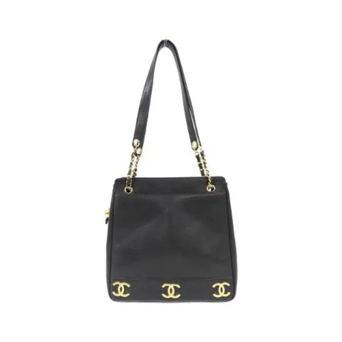 Pre-owned Leather Shoulder Bag - Chanel Vintage - Modalova
