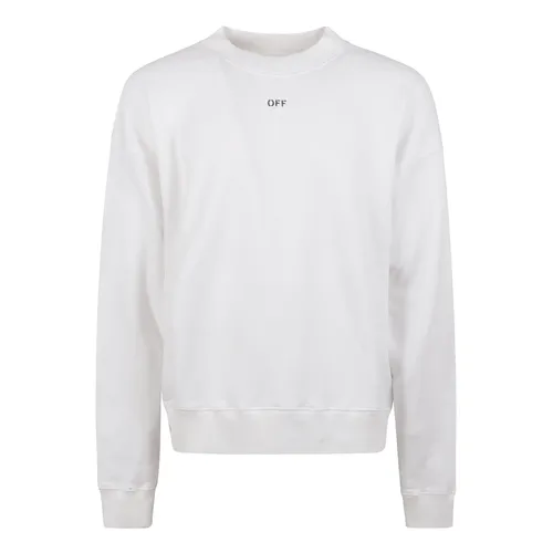 Off Stamp Skate Crewneck Sweatshirt - Off White - Modalova