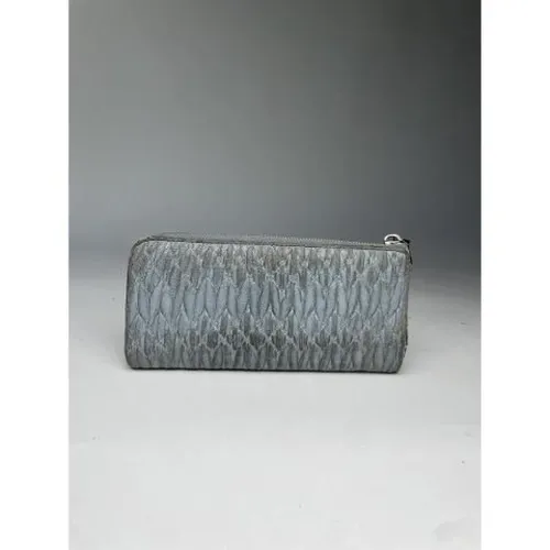 Pre-owned Leather Wallet - Miu Miu Pre-owned - Modalova