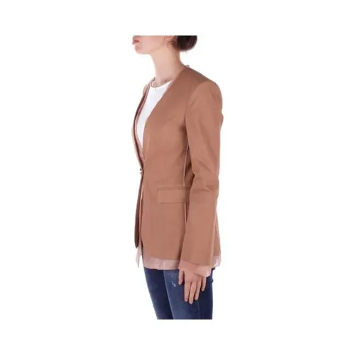 Tulle Trim Jacket - Pinko - Modalova
