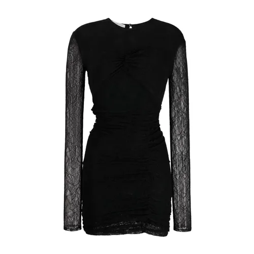 Chantilly-lace Ruched Minidress - Philosophy di Lorenzo Serafini - Modalova