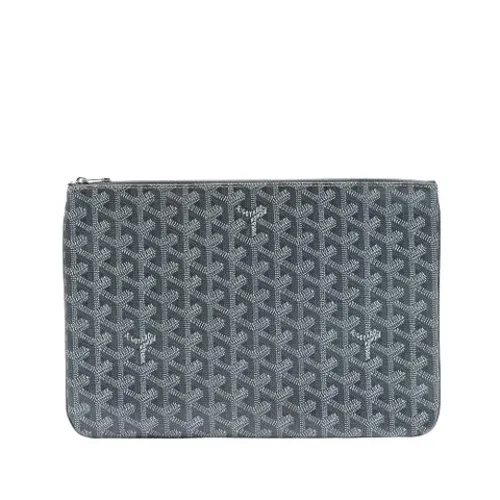 Pre-owned Vintage Canvas Clutch - Goyard Vintage - Modalova