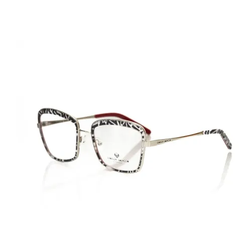 Zebra Pattern Square Eyeglasses - Frankie Morello - Modalova