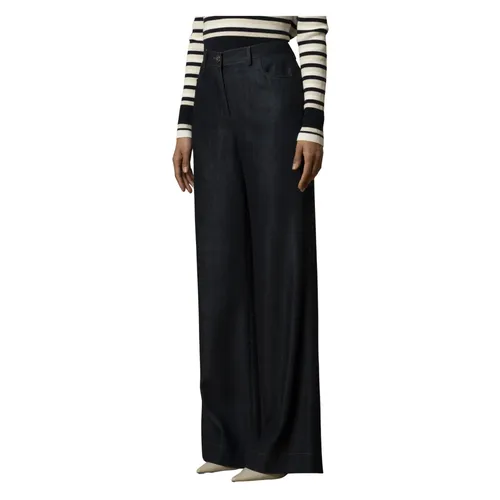 Chic Flared Denim Trousers - Kocca - Modalova