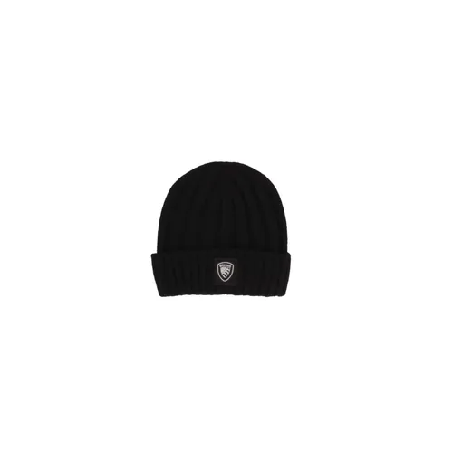Black Logo Front Wool Blend Hat - Blauer - Modalova
