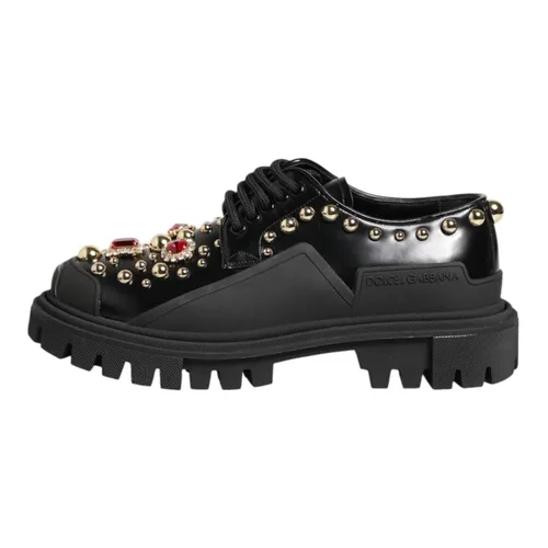 Lace-Up Derby Shoes - Dolce & Gabbana - Modalova
