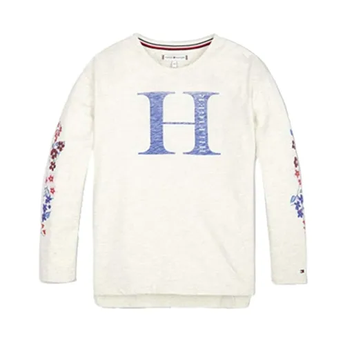 Floral Long Sleeve Tee - Tommy Hilfiger - Modalova