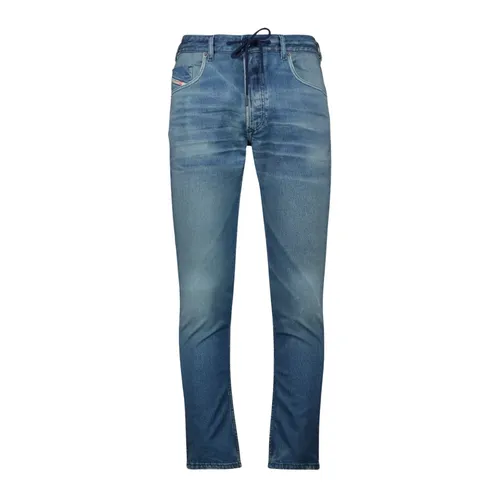 Jeans Slim Fit Blu Denim Lavato - Diesel - Modalova