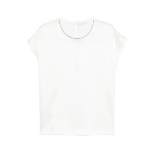 Beaded Silk Top - Panicale - Modalova