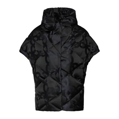 Monogram Sleeveless Down Jacket - Elena Mirò - Modalova
