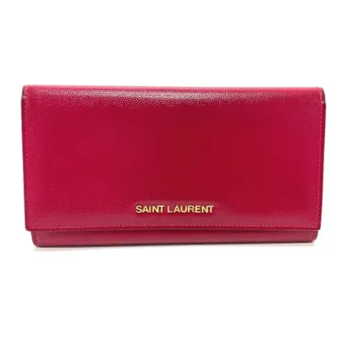 Pre-owned Leather wallets - Yves Saint Laurent Vintage - Modalova