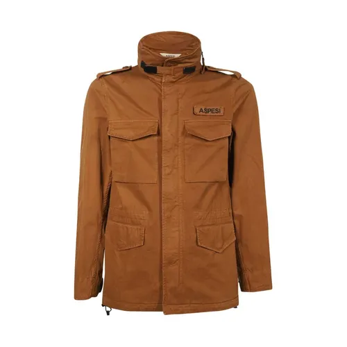 Cotton Multi-Pocket Utility Jacket - Aspesi - Modalova