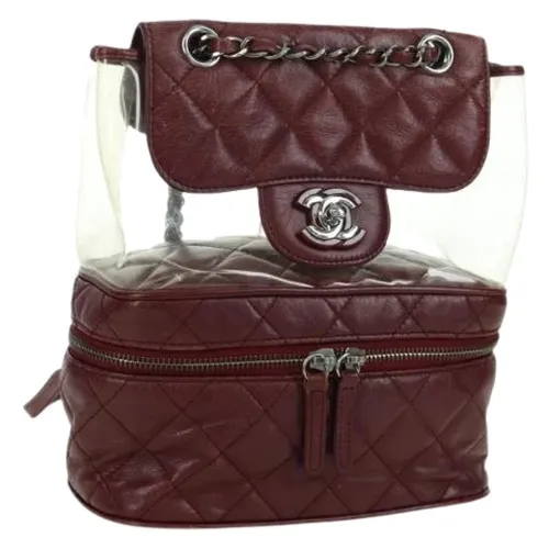 Pre-owned Vintage Leather Backpack - Chanel Vintage - Modalova