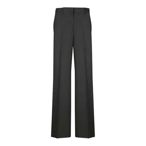 Black tailored palazzo pants - Msgm - Modalova