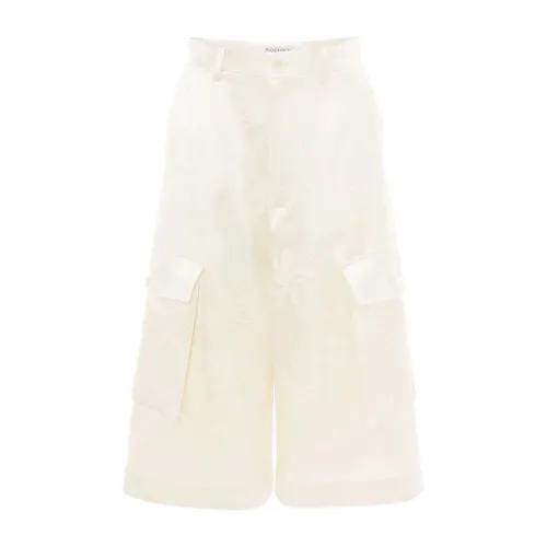 Wide Leg Cargo Shorts - JW Anderson - Modalova