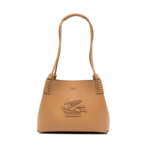 Libra Small Leather Tote - Etro - Modalova