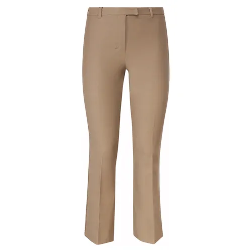 Camel Trousers with Front Fold - Max Mara - Modalova