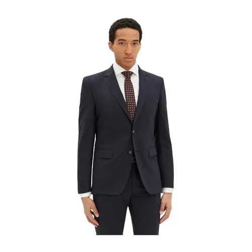 Slim Fit Wool Suit Dark Blue - Hugo - Modalova