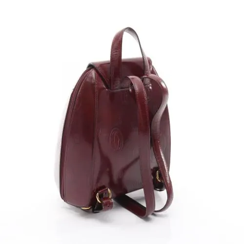Pre-owned Leather Backpack - Cartier Vintage - Modalova