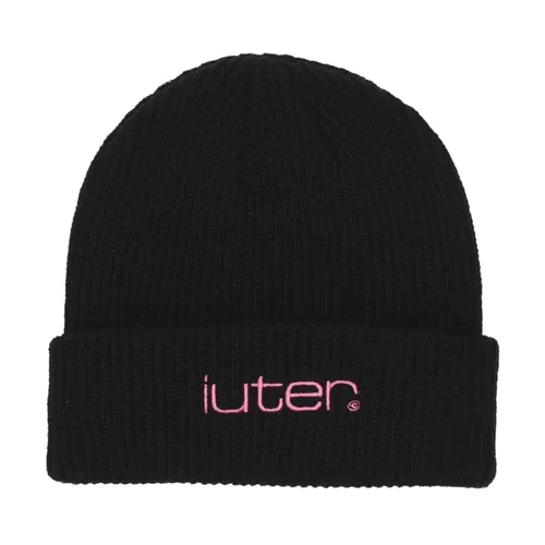 Grid Beanie Hat Black - Iuter - Modalova
