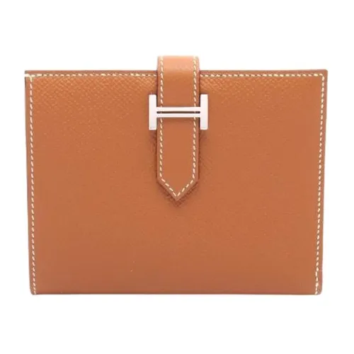 Pre-owned Leather Wallet - Hermès Vintage - Modalova