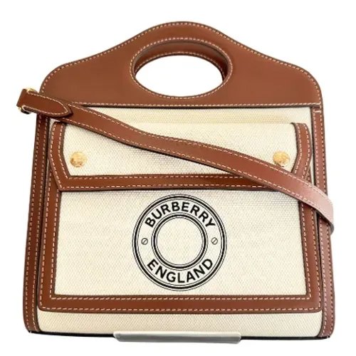 Pre-owned Canvas Mini Bag - Burberry Vintage - Modalova