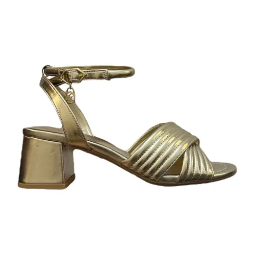 Sandalias de Tacón Alto Doradas - Gattinoni - Modalova
