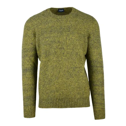 Wool Crewneck Pullover Sweater - Drumohr - Modalova