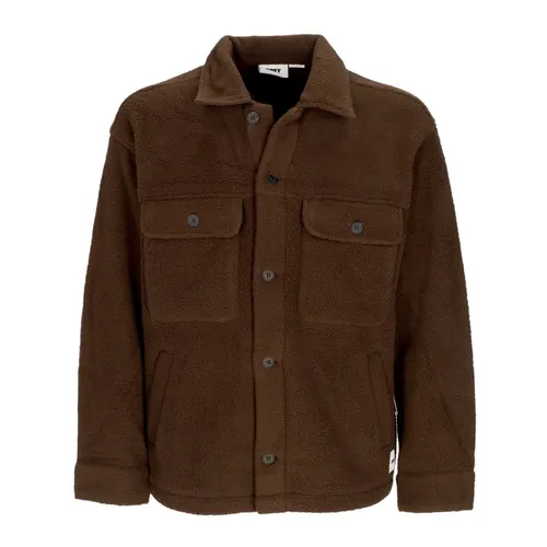 Padded Shirt Jacket Java Brown - Obey - Modalova