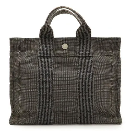 Pre-owned Canvas Tote Bag - Hermès Vintage - Modalova