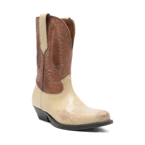 Wish Star Cowboy Boots - Golden Goose - Modalova