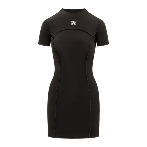 Monogram Mini Dress - Palm Angels - Modalova