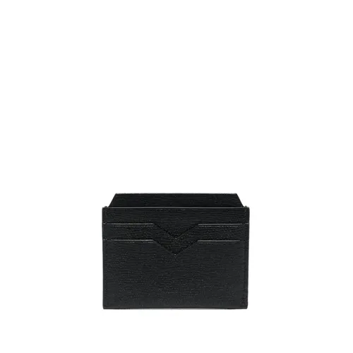 Slim Leather Card Wallet - Valextra - Modalova