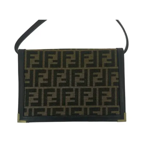 Pre-owned Canvas Shoulder Bag - Fendi Vintage - Modalova