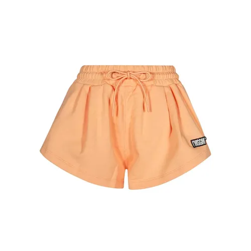 Cotton Elasticated Waistband Shorts - Msgm - Modalova