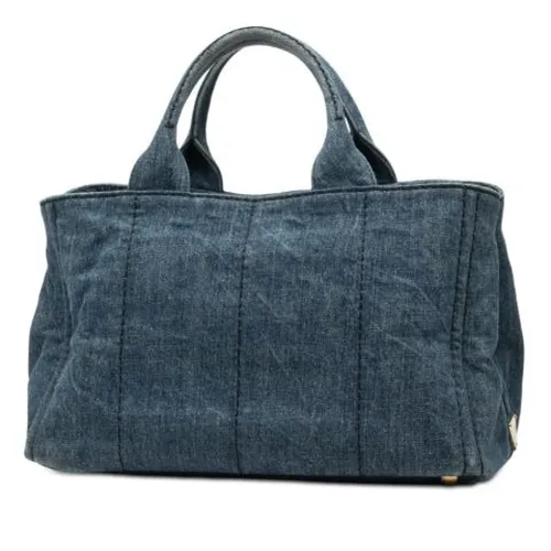 Pre-owned Denim Tote Bag - Prada Vintage - Modalova