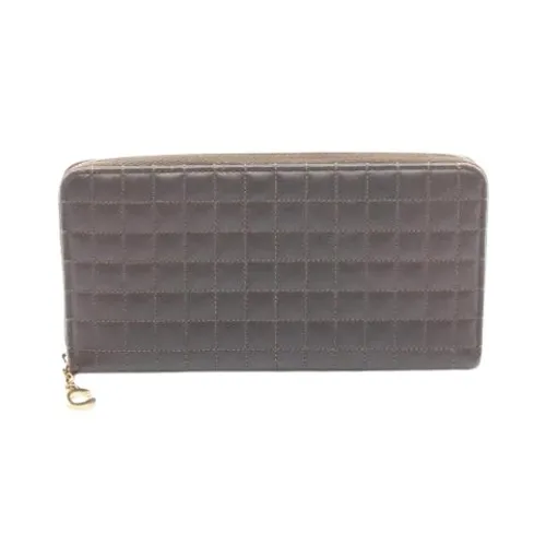 Pre-owned Leather Wallet - Celine Vintage - Modalova