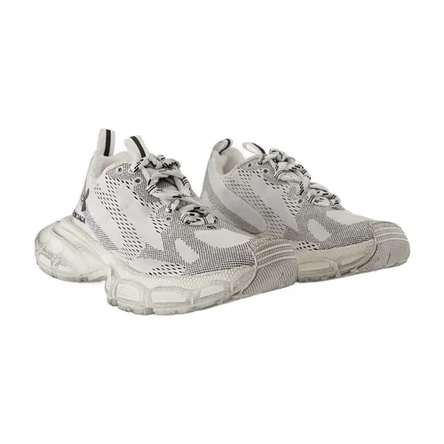 White Synthetic Sneakers with Wild Rubber Sole - Balenciaga - Modalova