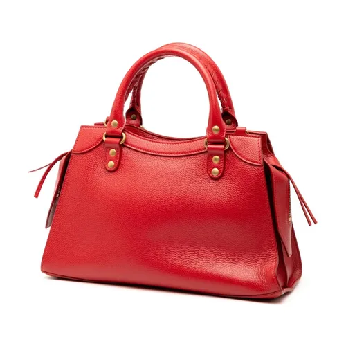 Pre-owned Leather Top Handle Bag - Balenciaga Vintage - Modalova