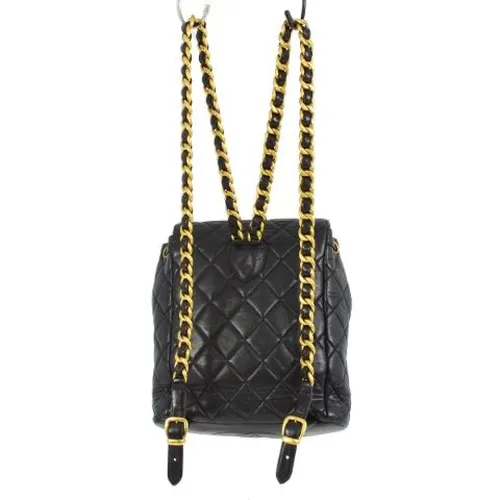 Pre-owned Vintage Leather Backpack - Chanel Vintage - Modalova