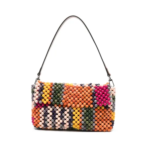Timmy Beaded Shoulder Bag - Staud - Modalova