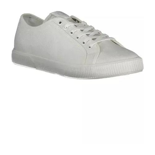 Cotton Sneaker with Contrasting Details and Logo Print - Calvin Klein - Modalova