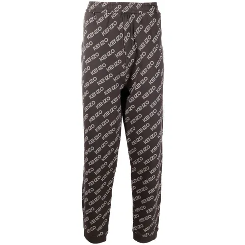 Monogram Jogging Bottoms - Kenzo - Modalova